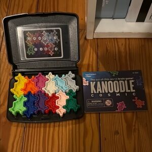 Red and Pink Puzzle Game Set for Creative Fun